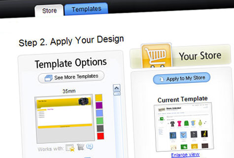 Professionally designed templates ecommerce website development