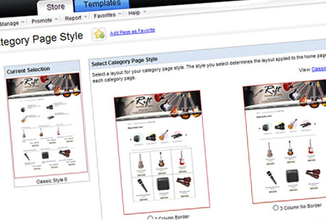 Pick your layout for ecommerce website development