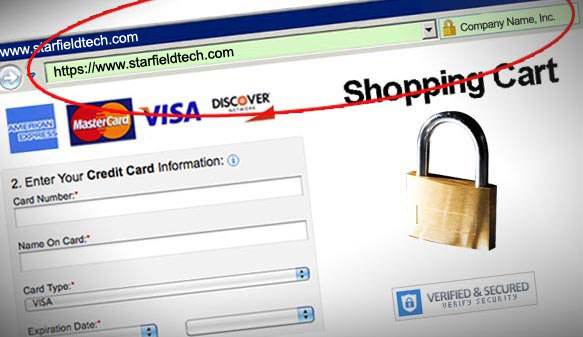 How does my customer know my site is secure using ssl certificate